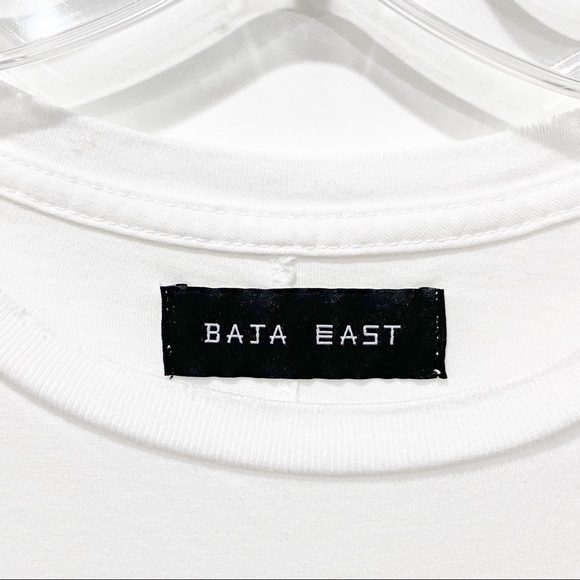 BAJA EAST Logo Long Sleeved White T-shirt - Picture 6 of 11